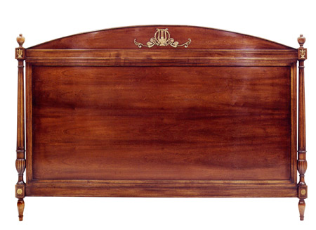 mobilier XVIIIème Taillardat : « Beauharnais » tête de lit en acajou de style Empire…